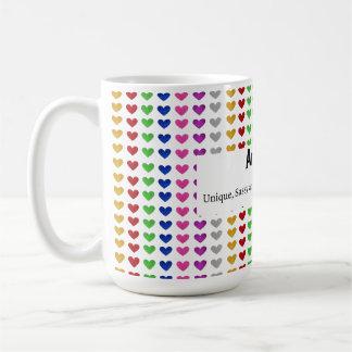 Personalisierter moderner Name Definition Kaffeetasse