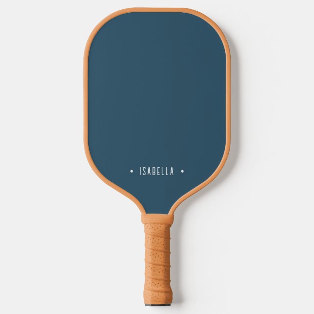 Personalisierter moderner Name Pickleball Schläger (Vorderseite)