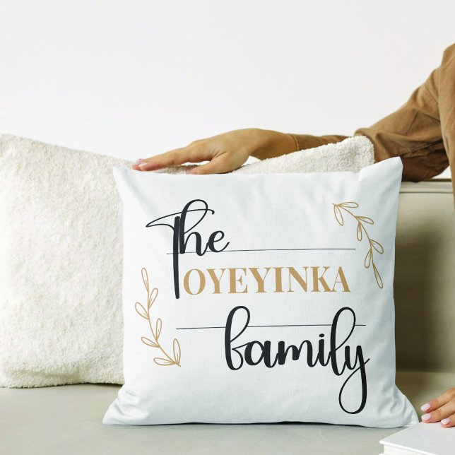 Personalisierter, moderner und anspruchsvoller Fam Kissen (Von Creator hochgeladen)