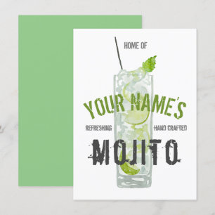 Personalisierter Mojito Einladung