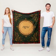 Personalisierter Mond-Magie-Tartan Gaelic Schottla
