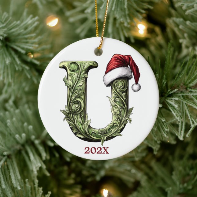 Personalisierter Monogram Weihnachtsschmuck (Baum)