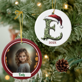 Personalisierter Monogram Weihnachtsschmuck