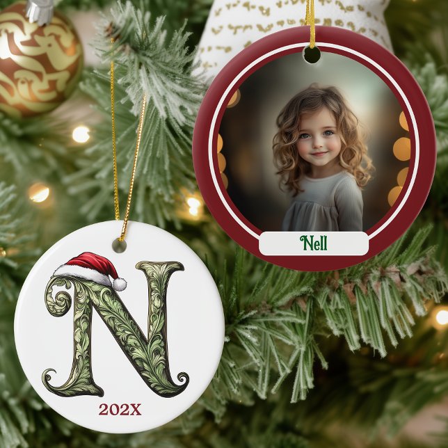 Personalisierter Monogram Weihnachtsschmuck (Von Creator hochgeladen)