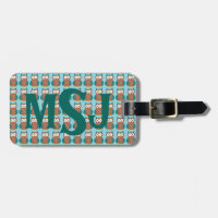 Personalisierter Monogram Wise Brown Barwl Bird