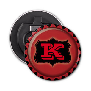 Personalisierter Monogramm-Flaschen-Öffner Flaschenöffner