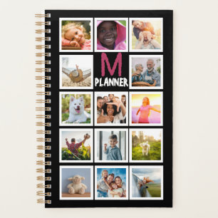 Personalisierter Monogramm-Fotoleiterplaner - Desi Planer