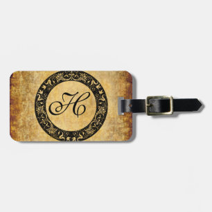 Personalisierter Monogramm-Gepäckträger Gepäckanhänger