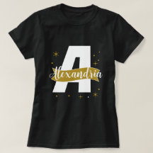 Personalisierter Monogramm-Name Schwarz Weiß und G