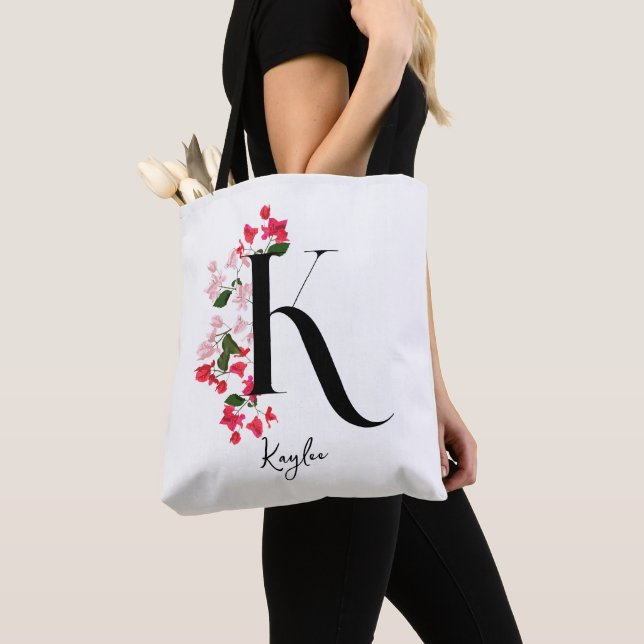 Personalisierter Monogramm Name Totbeutel - Buchst Tasche (Von Nahem)