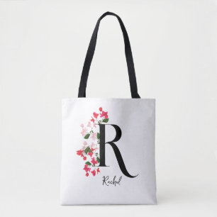 Personalisierter Monogramm Name Totbeutel - Buchst Tasche