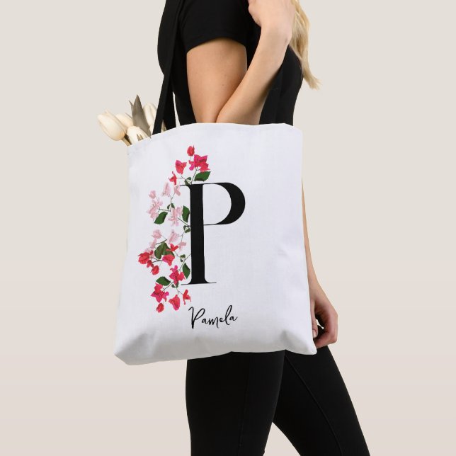 Personalisierter Monogramm Name Totbeutel - Buchst Tasche (Von Nahem)