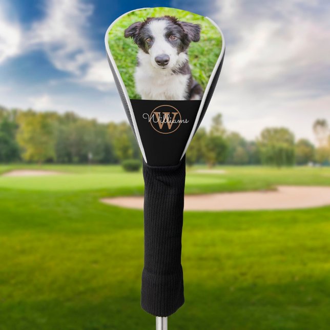 Personalisierter Monogramm Pet Foto Family Hund Golf Headcover (Von Creator hochgeladen)