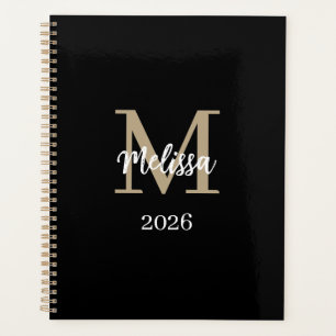 Personalisierter Monogramm-Planer, Name & Bibelver Planer