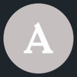 Personalisierter Monogramm-Umschlag Aufkleber<br><div class="desc">Das sind personalisiert schön bedruckte Monogramme,  die für Ihren besonderen Tag individuell angepasst werden können. Dies ist am besten für Hochzeitseinladungen,  RSVP-Karten und andere Produkte,  die zu diesem Design passen.</div>