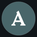 Personalisierter Monogramm-Umschlag Aufkleber<br><div class="desc">Das sind personalisiert schön bedruckte Monogramme,  die für Ihren besonderen Tag individuell angepasst werden können. Dies ist am besten für Hochzeitseinladungen,  RSVP-Karten und andere Produkte,  die zu diesem Design passen.</div>