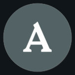 Personalisierter Monogramm-Umschlag Aufkleber<br><div class="desc">Das sind personalisiert schön bedruckte Monogramme,  die für Ihren besonderen Tag individuell angepasst werden können. Dies ist am besten für Hochzeitseinladungen,  RSVP-Karten und andere Produkte,  die zu diesem Design passen.</div>