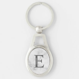 Personalisierter Monogramm- und Name-Schlüsselanhä Schlüsselanhänger