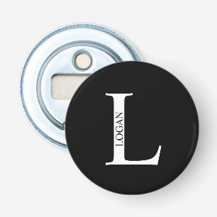Personalisierter Monogramm- und Namens-Flaschenöff Flaschenöffner