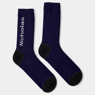 Personalisierter Monogrammname Moderne Minimale Ma Socken