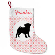 Personalisierter Mops-rotes