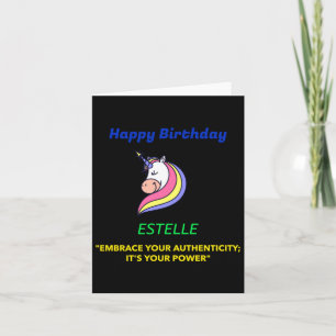 Personalisierter Motivierend Geburtstag Embrace De Karte