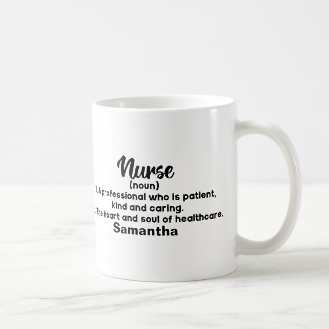 Personalisierter Motivierend Krankenversicherungsc Kaffeetasse (Rechts)