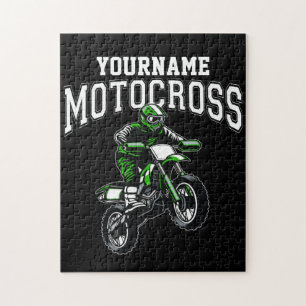 Personalisierter Motocross Dirt Bike Fahrer Rennsp