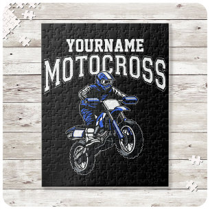 Personalisierter Motocross‑Dirtbike‑Fahrer‑