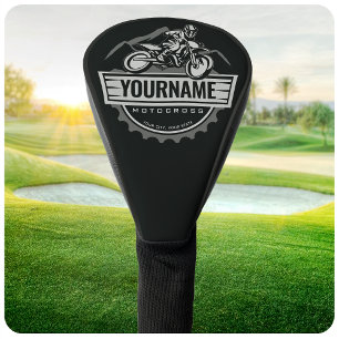 Personalisierter Motocross-Fahrer Dirt Bike Hill R Golf Headcover