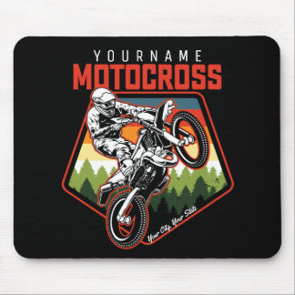 Personalisierter Motocross Racing Dirt Bike Trail Mousepad