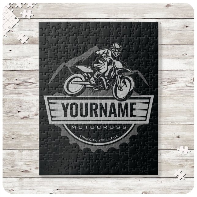 Personalisierter Motocross Rider Dirt Bike Racing (Von Creator hochgeladen)