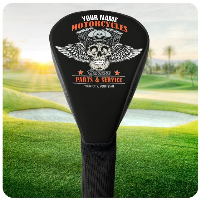 Personalisierter Motorradladen Golf Headcover (Von Creator hochgeladen)