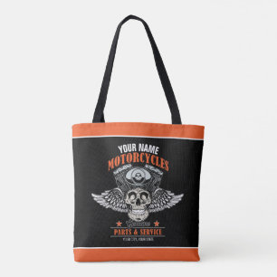 Personalisierter Motorradladen  Tasche