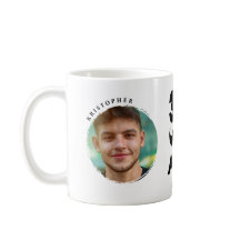 Personalisierter Mug 30. Geburtstag 2 Präno-Fotos