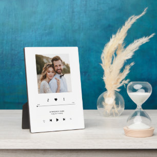 Personalisierter Musikplayer-Fotorahmen Fotoplatte