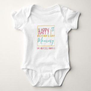 Personalisierter Muttertag Baby Strampler