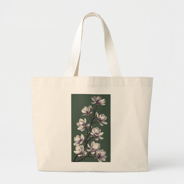 Personalisierter Muttertag Blume Tote Tasche (Vorne)
