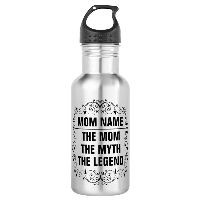 Personalisierter Muttertag Edelstahlflasche (Vorderseite)