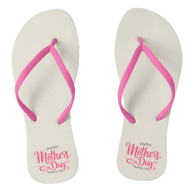 Personalisierter Muttertag | Flip Flops (Fußbett)