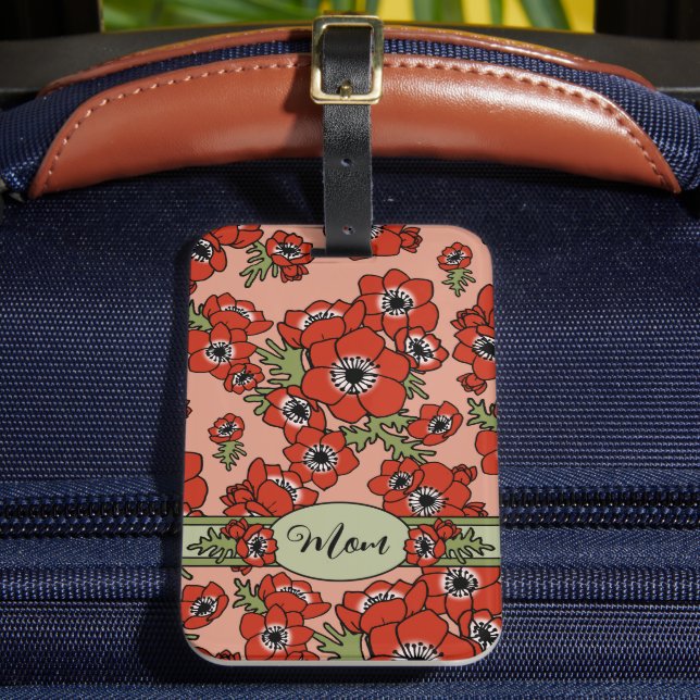 Personalisierter Muttertag Gepäckanhänger (Vorderseite Insitu 2)