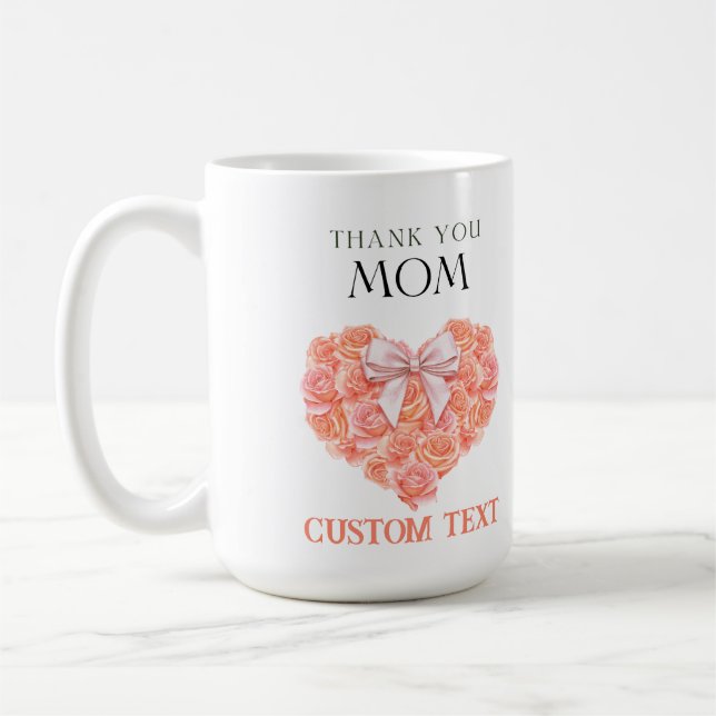PERSONALISIERTER MÜTTERTAG NAME TASSE (Links)