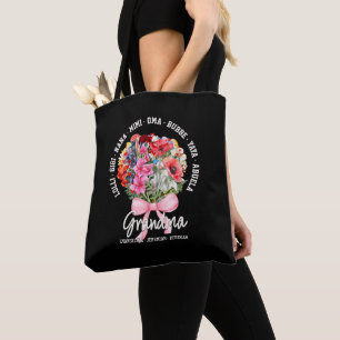 Personalisierter Muttertag Nana Mimi Gigi OMA Tasche