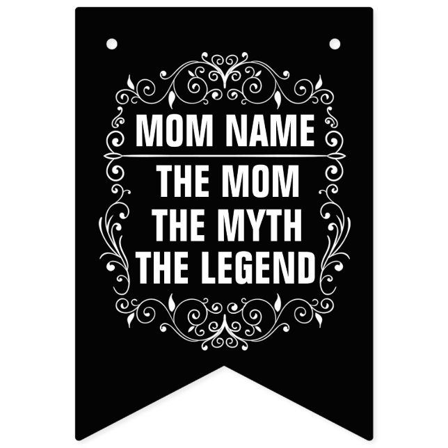 Personalisierter Muttertag Wimpelkette (Erste Fahne)