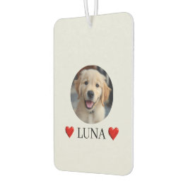 Personalisierter My Dog Duftspender mit Foto & Nam Autolufterfrischer
