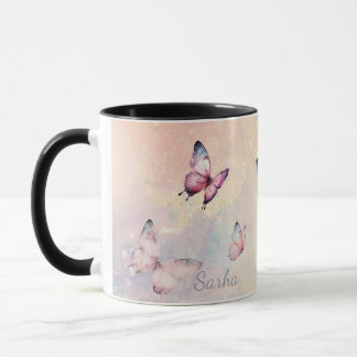 Personalisierter Mystischer Schmetterlingsbecher M Tasse