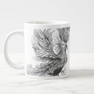 Personalisierter mythologischer Phoenix-Becher  Jumbo-Tasse