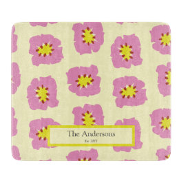 Personalisierter Nachname Est Year Wedding-Geschen Schneidebrett