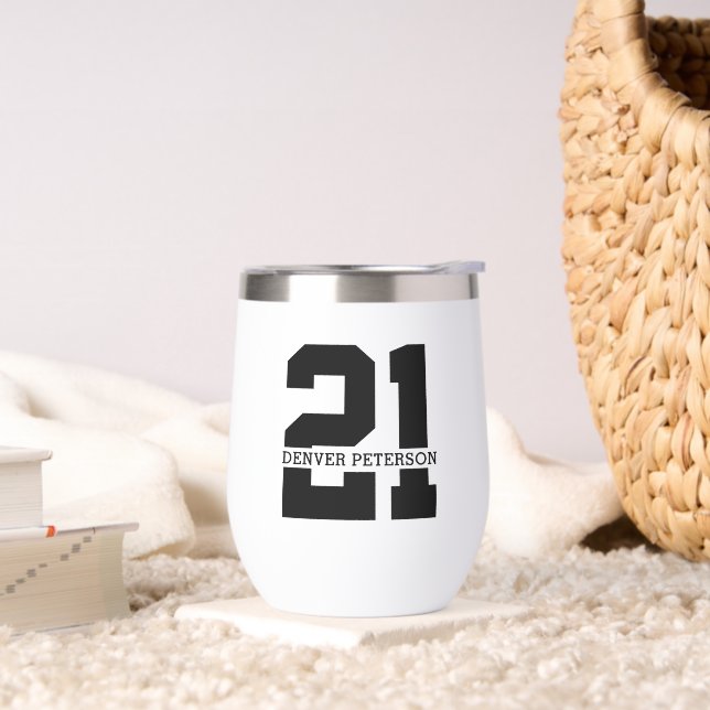 Personalisierter Name 21. Geburtstag Moderne (Wohnzimmer)