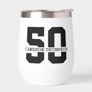 Personalisierter Name 50. Geburtstag Moderne
